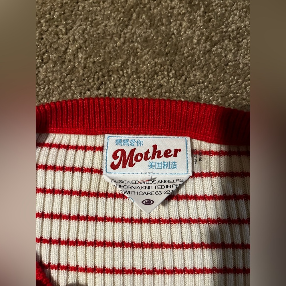 MOTHER The Itty Bitty Scoop Neck Tee Large - Picture 7 of 8